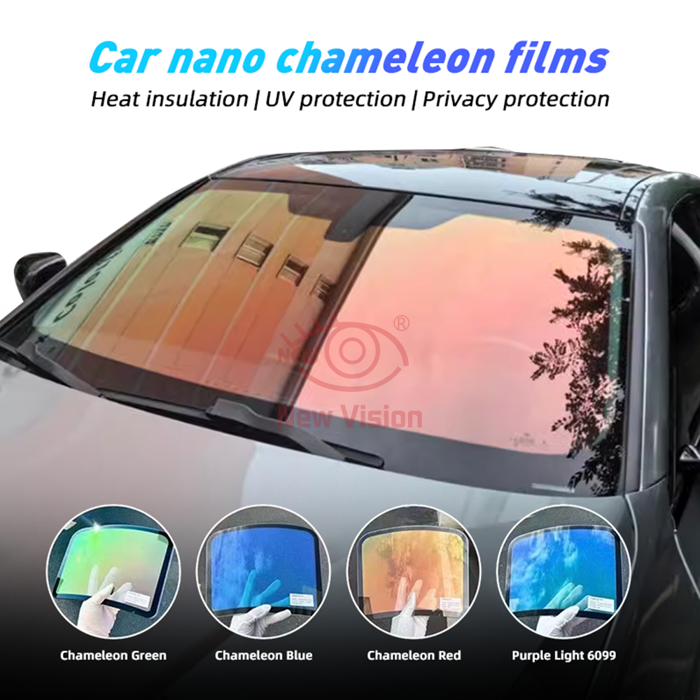1mX3m 70%VLT Aurora Red Green  - огляд і ціна Glass Protector Auto
