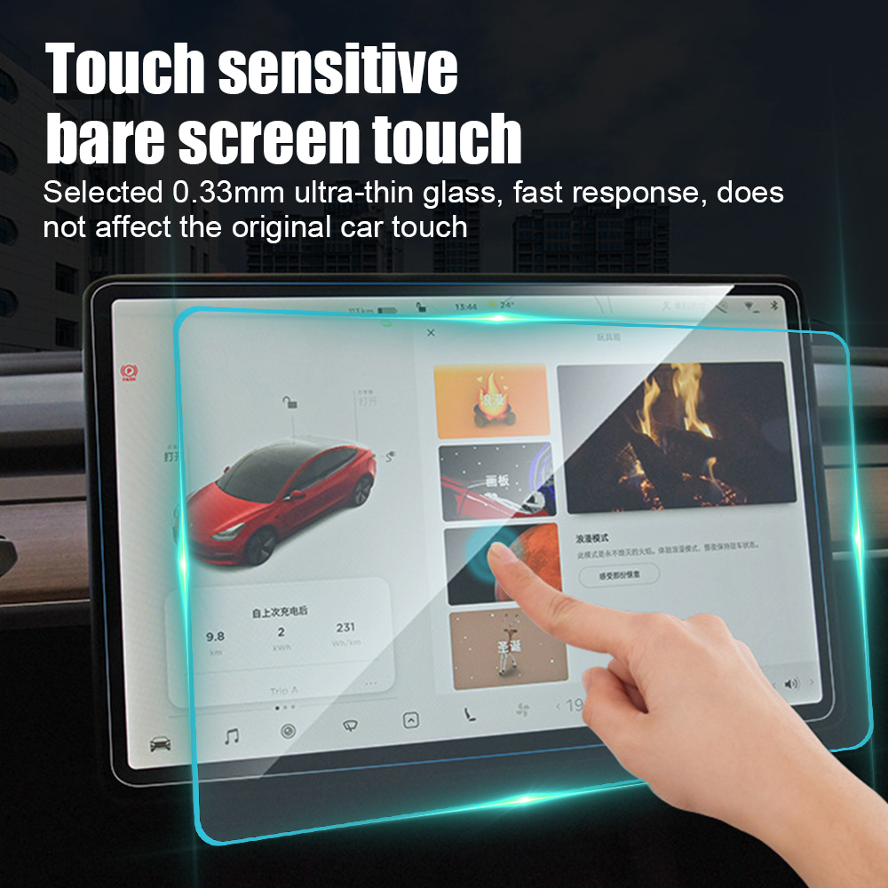 For Tesla Model 3/Y 2021 Matte - огляд і ціна Matte Anti Glare Screen