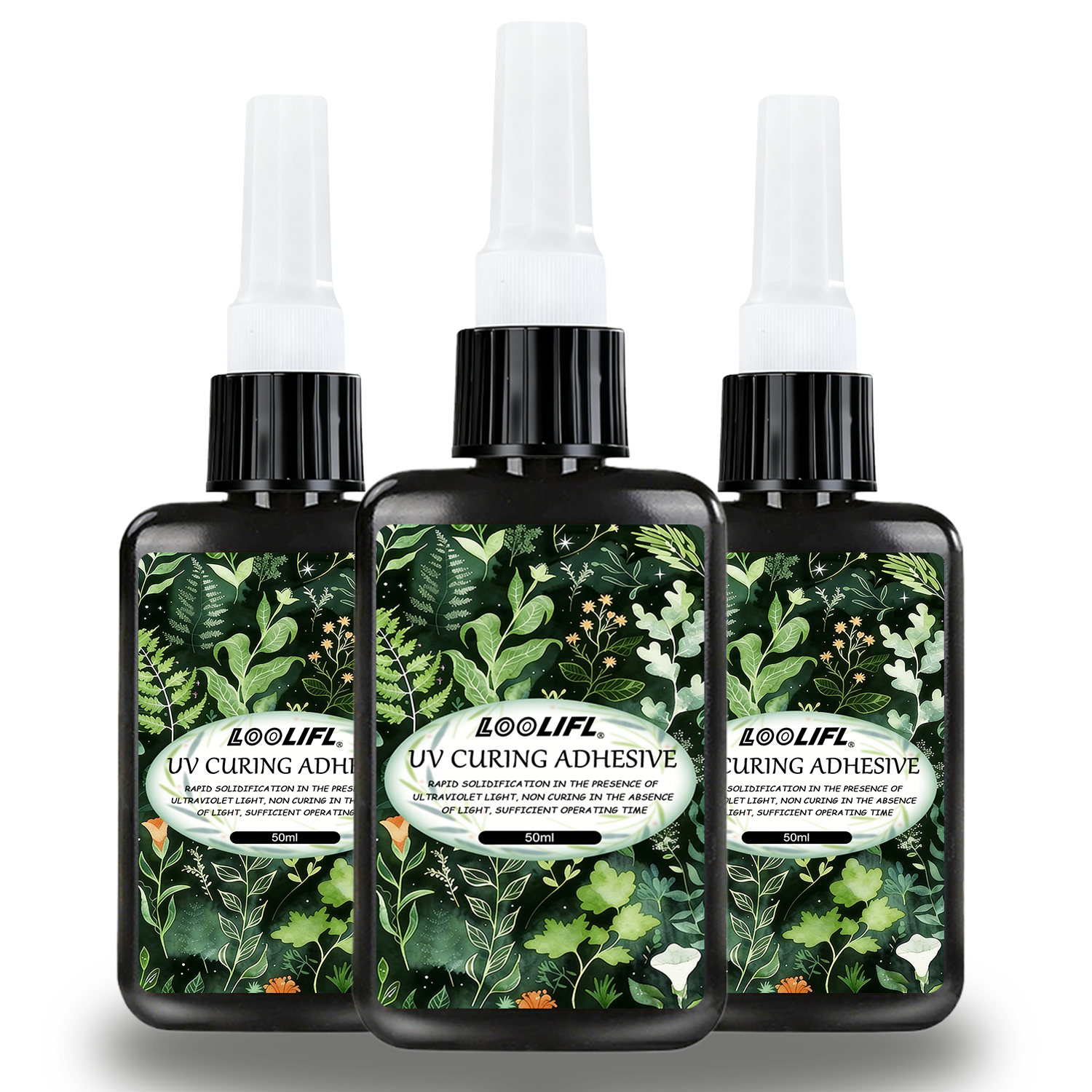 LOOLIFL UV Glue Kit 3 Bottles  - огляд і ціна Liquid Uv Glue Kit